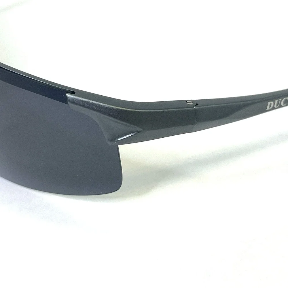 Duco DC8177S G1 Grey Polarized Sports Sunglasses– Wraparound